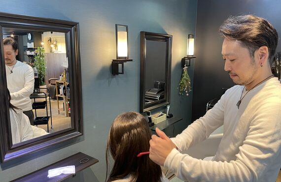 親しみやすい店舗の雰囲気が人気です | 銀座のマンツーマン美容室・Citron